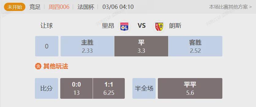 kaiyun.com-聚焦法国杯大战 里昂VS朗斯